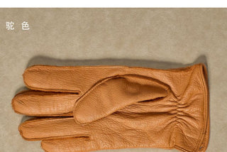 [CULTUM] Sheepskin Touchscreen Wool-Lined Gloves