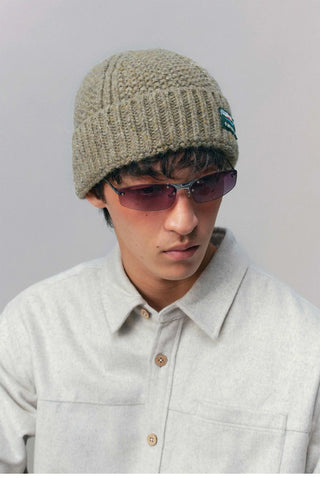 [Monterest] Merino Wool Blend Speckled Knit Beanie