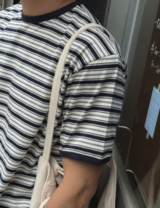 Martin Ringer Striped Short Sleeve T-shirt (4 colors)