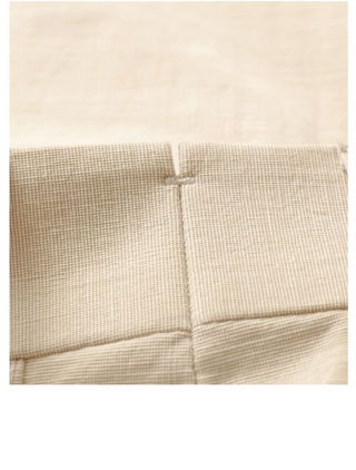 [CULTUM] Wide Leg Pleated Trousers
