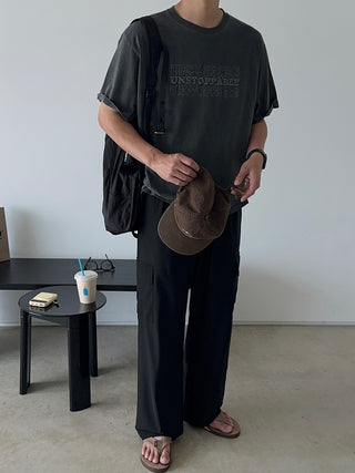 Week Ice Cargo Elastic Waist Pants