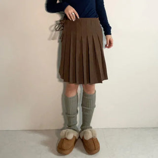 Knitted warmer socks
