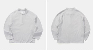 [Monterest] Honeycomb Fleece Half-Zip Pullover