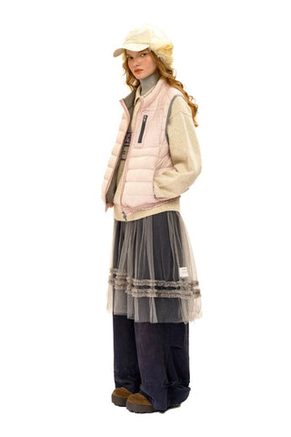 [Moromoro2] Pearl Snowflake Fair Isle Knit  Sweater