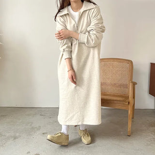 Half-zip dress