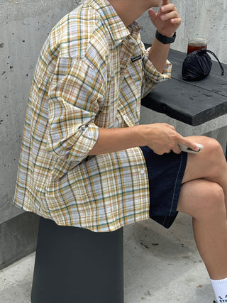 Amande Summer Check Shirt