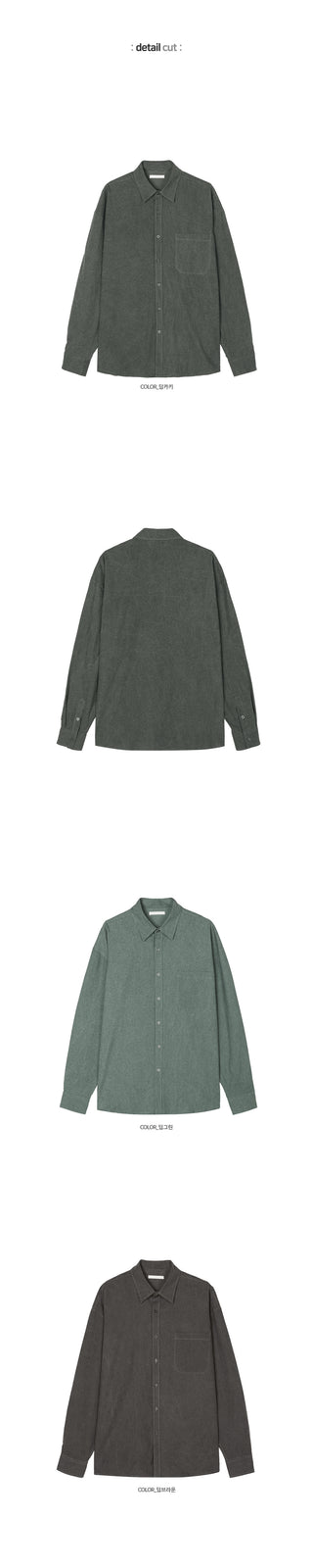 Thor Crack Pigment Oversized Shirt