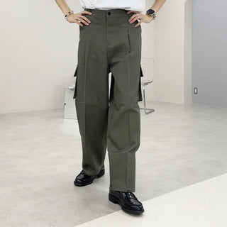 Pocket Cotton Cargo Pants