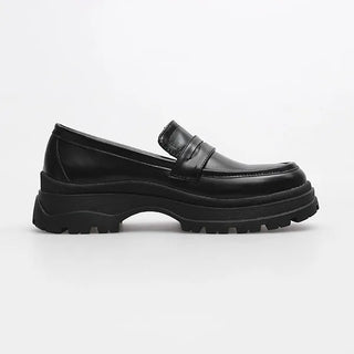 Platform penny loafers