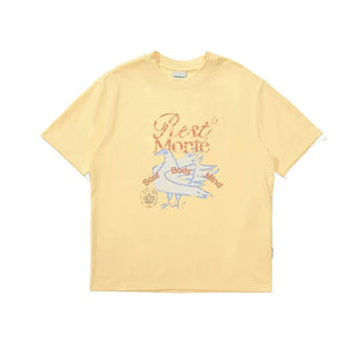 [Monterest] Washed Peace Dove Print T-Shirt