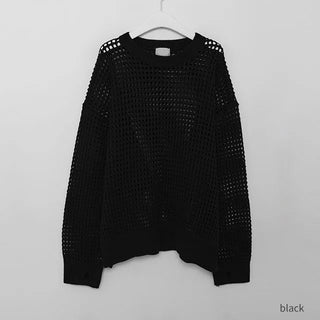 we mesh warmer round knit