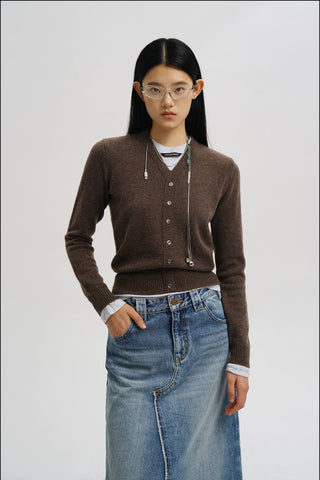 [MASONPRINCE] Cashmere Fitted Sweater