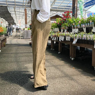 mute pleat pants