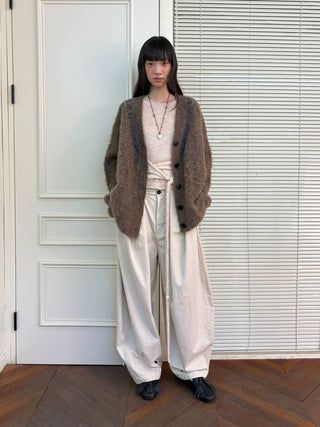 [NeverSeez] Mohair Blend Knit Set