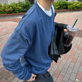 Basic Simple Lightweight Sweatshirt