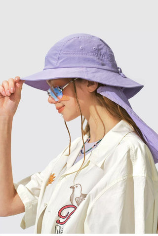 [Monterest] Outdoor Sun Hat with Detachable Neck Flap