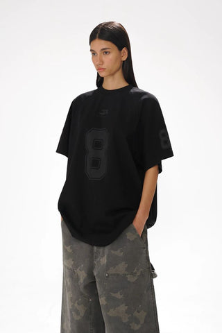 [MASONPRINCE] Combed Cotton No.8 Jersey T-Shirt