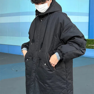 Hooded long jumper