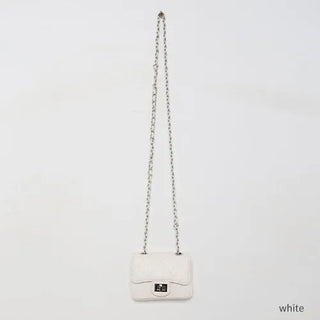 Quilted leather mini bag