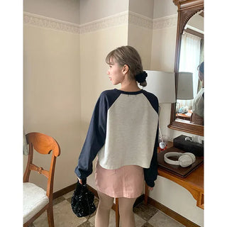 Raglan Sleeve Long T-Shirt