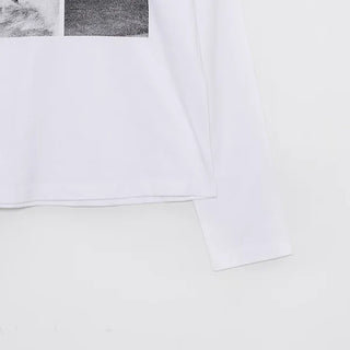 Surfing print T-shirt