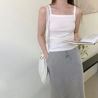 Ribbed sleeveless