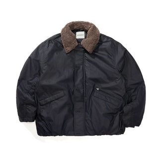 [Monterest] Detachable Fur Collar Deck Jacket