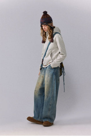 [Monterest] 5A Antibacterial Fleece-Lined Hooded Cardigan