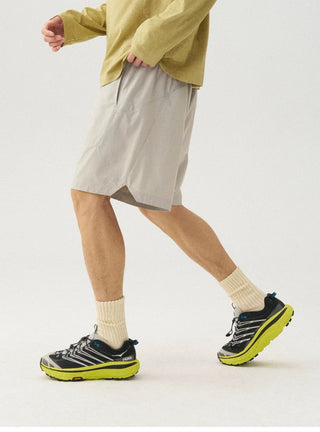 [Monterest] Quick-Dry Mesh Panel Sports Shorts