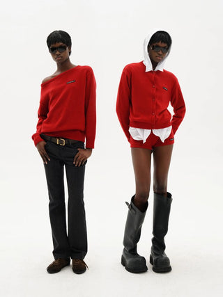 [MASONPRINCE] Wool Knit Three-Piece Set