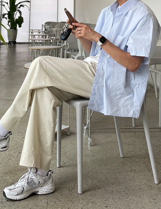 Minimal Paper Summer Short Sleeve Shirt (6 colors)