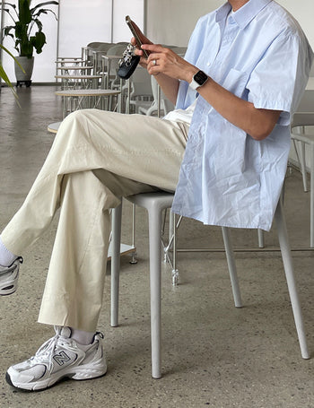 Minimal Paper Summer Short Sleeve Shirt (6 colors)