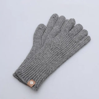 Finger-hole knit gloves