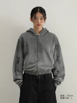 [MASONPRINCE] 460G Heavyweight Remake Zip-Up Hoodie