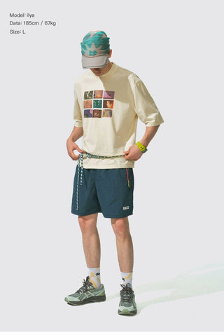 [Monterest] Outdoor Memory Print Graphic T-Shirt
