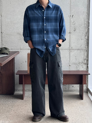 Jude Tartan Check Natural Fit Shirt