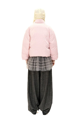 [Moromoro2] Reversible Bunny Print Down  Vest/Jacket