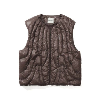 [Monterest] Irregular Quilted Down Vest