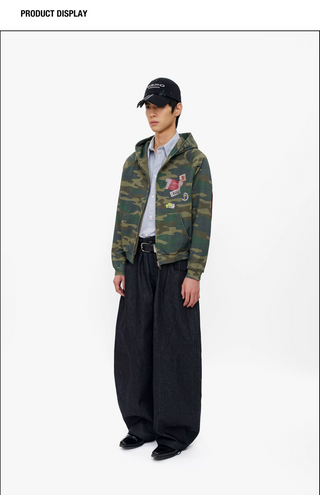 [MASONPRINCE] Camouflage Hooded Jacket