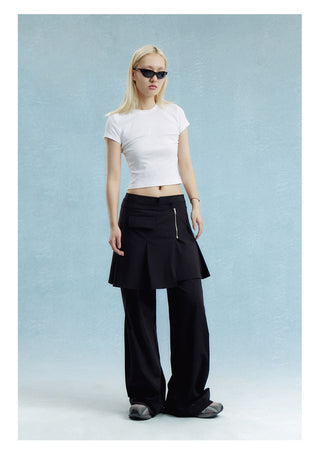CONP Combination Culottes Set (Black)