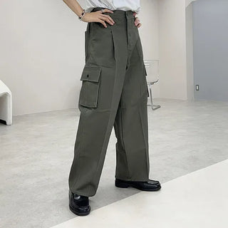 Pocket Cotton Cargo Pants