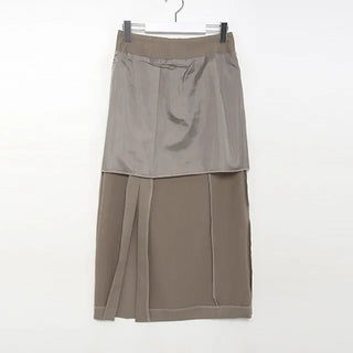 Slit long skirt