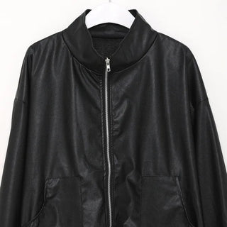 Leather String Short Jacket