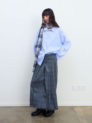 [NeverSeez] Lustrous Cotton Blend Shirt