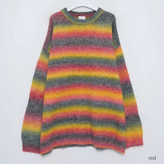 Colorful striped knit