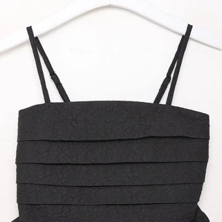 Pintuck Flare Top