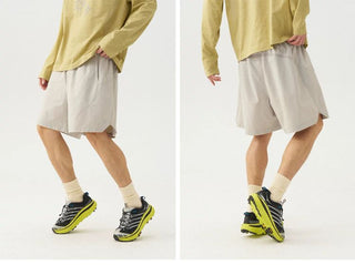 [Monterest] Quick-Dry Mesh Panel Sports Shorts