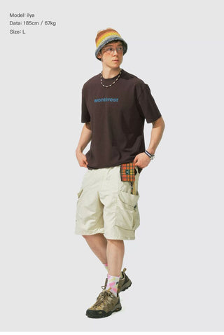 [Monterest] Quick-Dry Antibacterial Logo Crewneck Tee