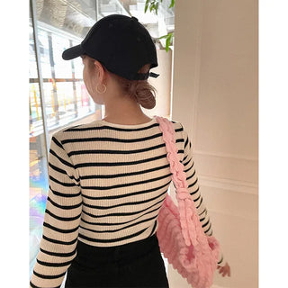 meg stripe ribbed knit