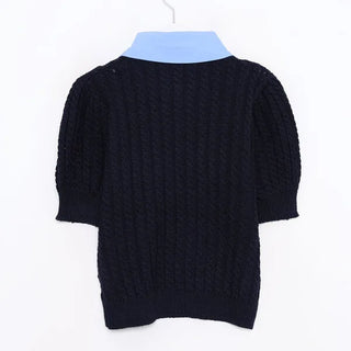 Colored Half Cable Knit